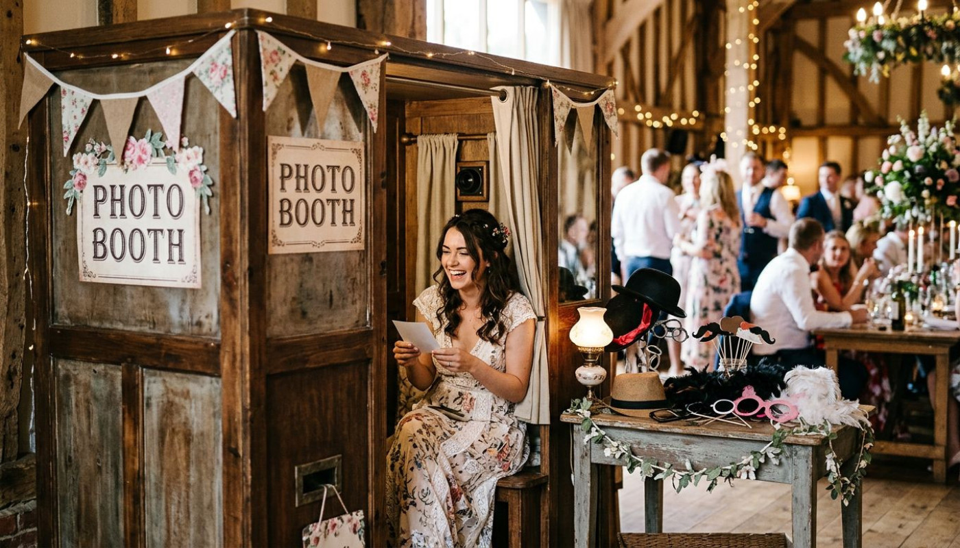 Exploring The Charm Of Vintage Wedding Photo Booths